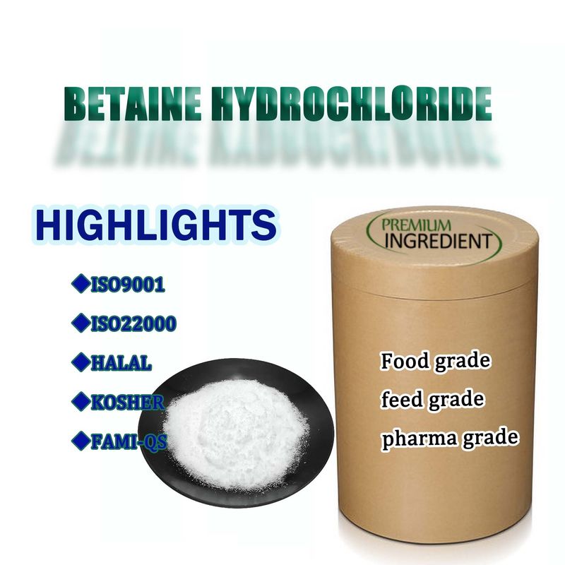 CAS 590-46-5 Betaine Hydrochloride White Crystalline Powder 0.8-1.2 PH